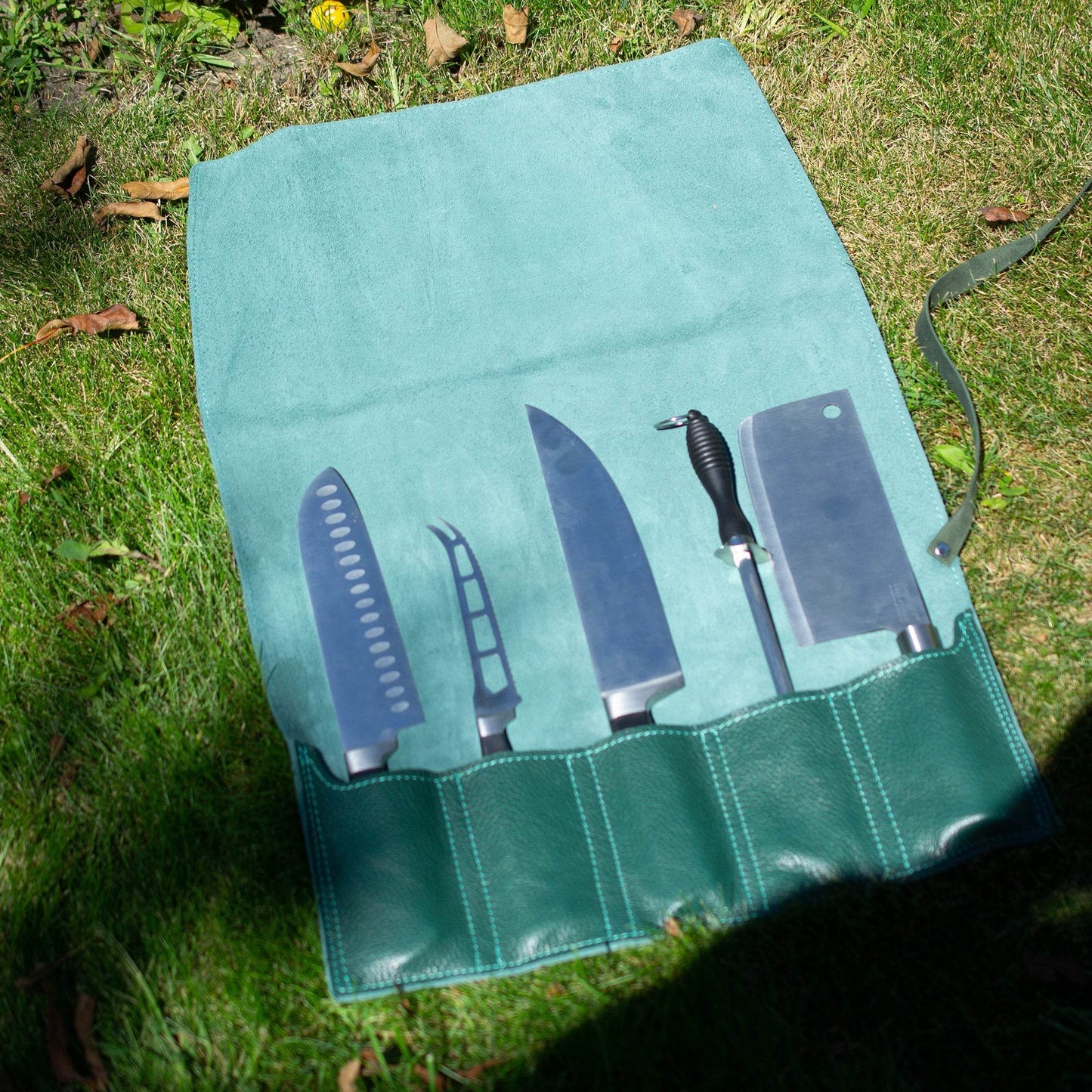 Soft Leather Knife Roll for Chefs - Chefrollbag