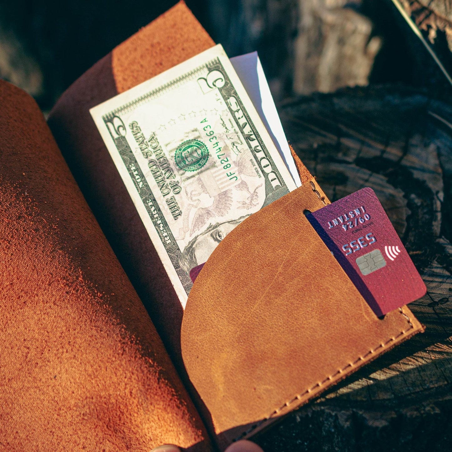 Leather Check Holder – Simple & Functional - Chefrollbag