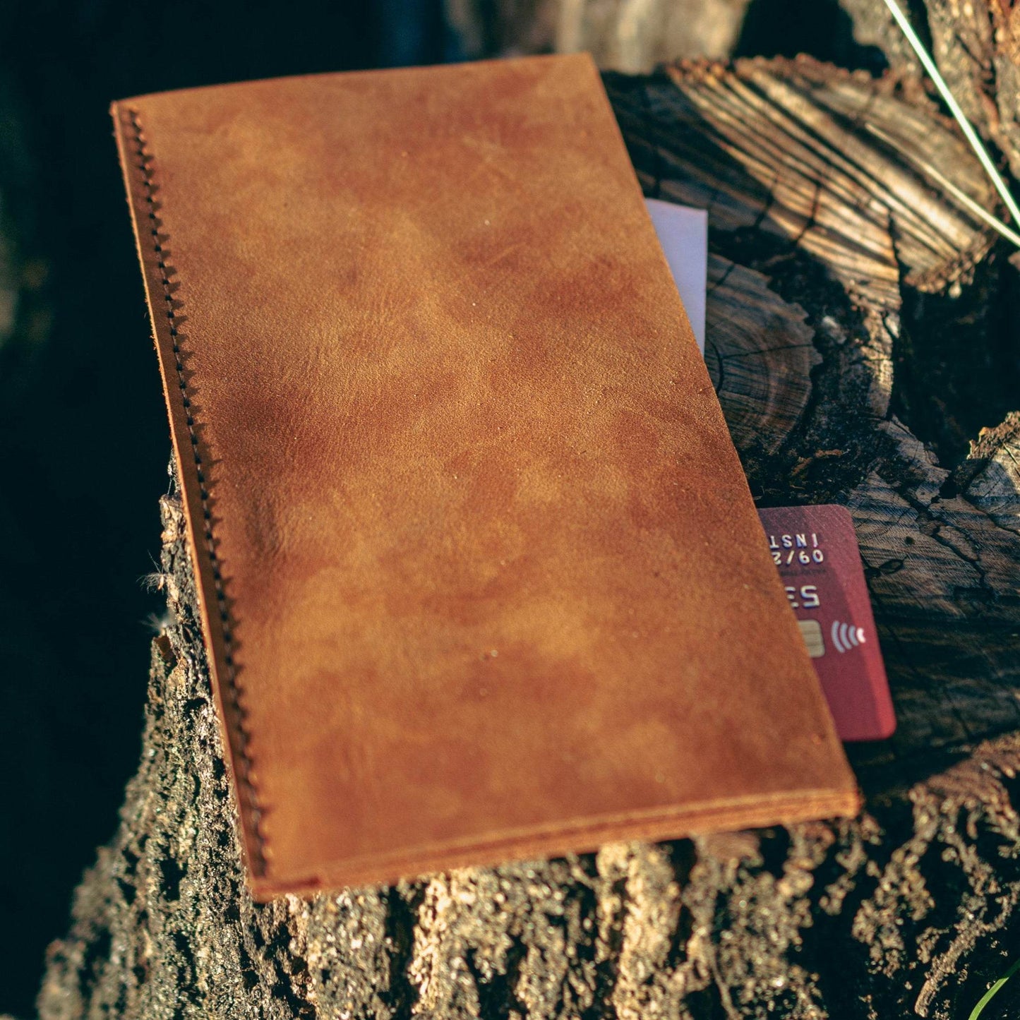Leather Check Holder – Simple & Functional - Chefrollbag