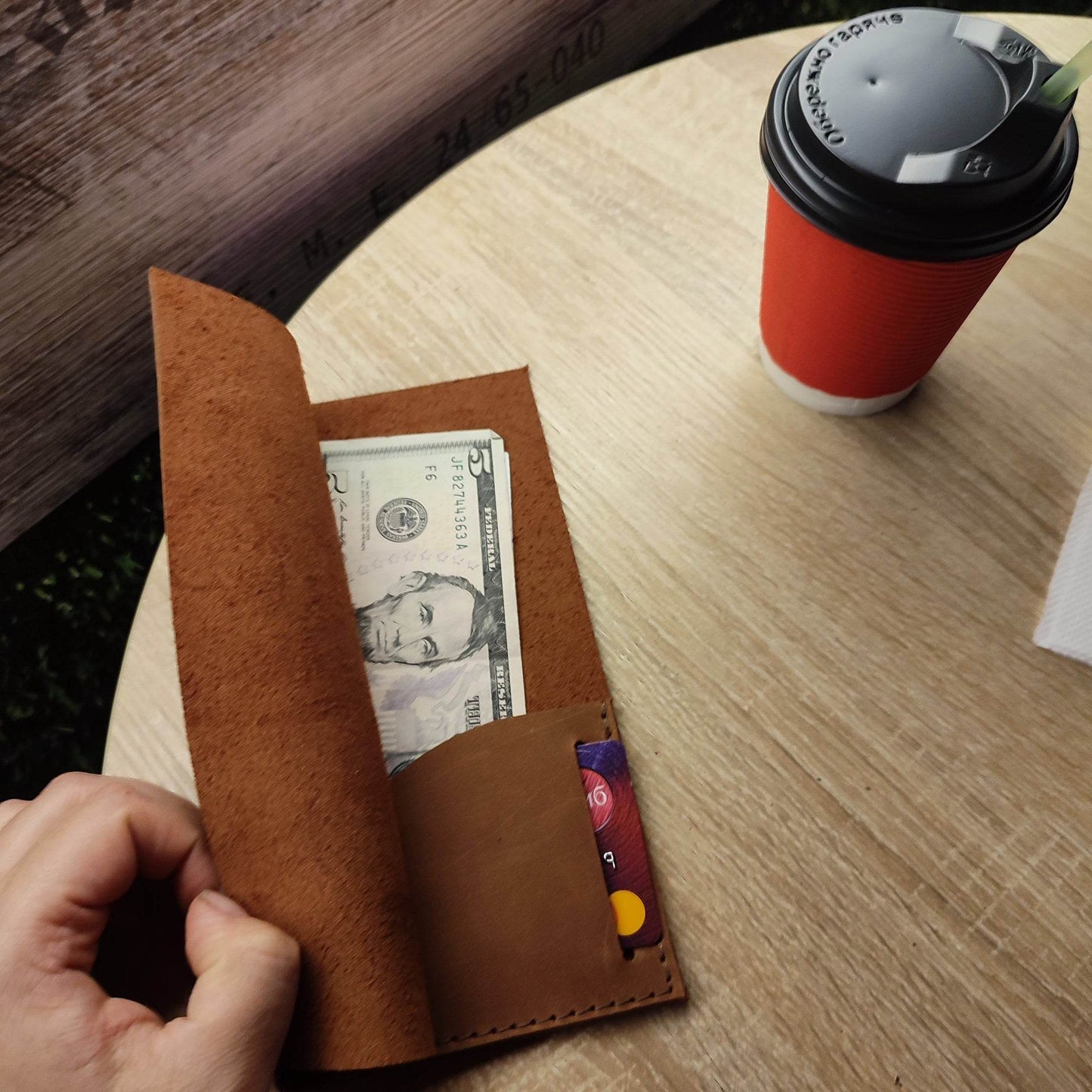 Leather Check Holder – Simple & Functional - Chefrollbag