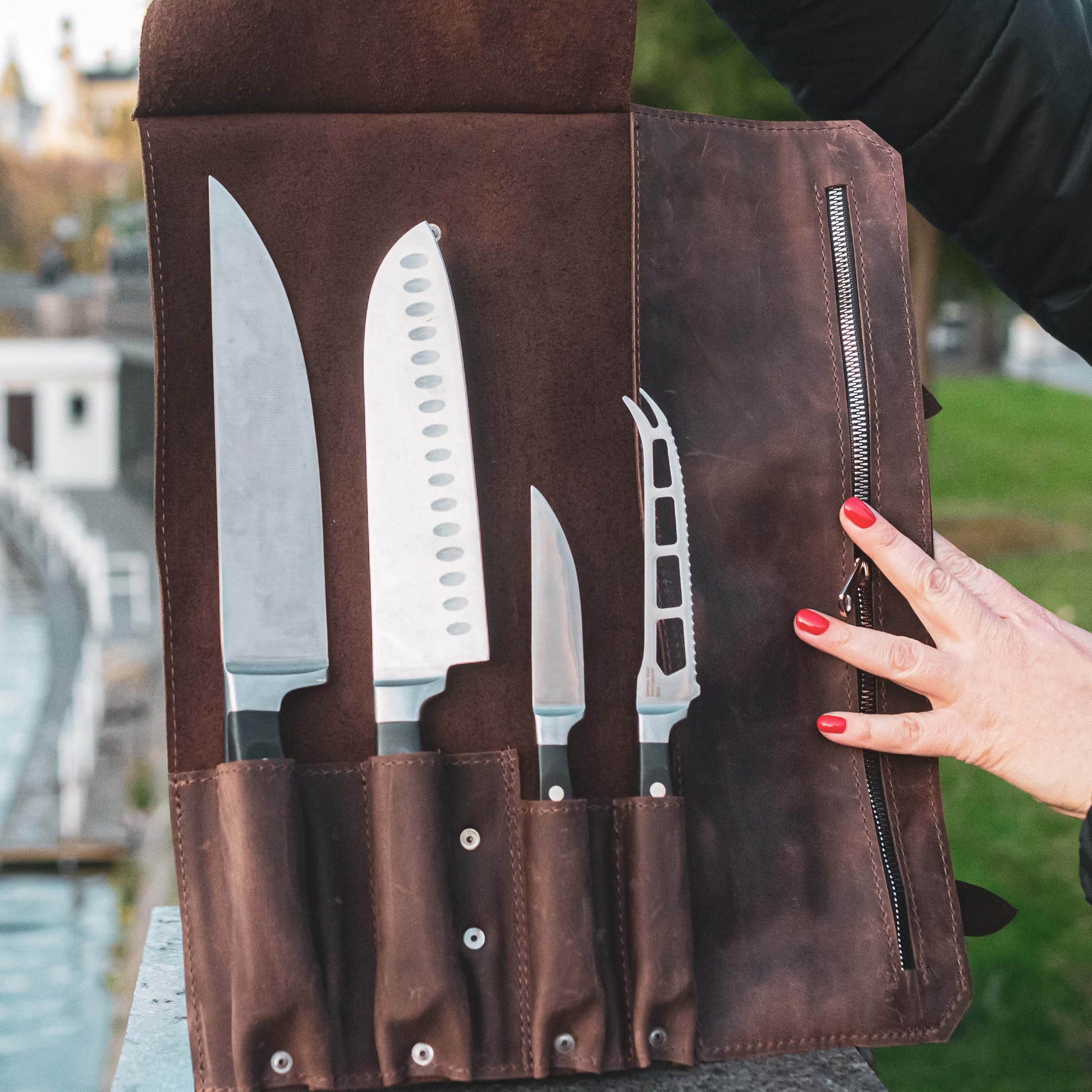 Personalized Chef Knife Bag for Culinary Professionals - Chefrollbag