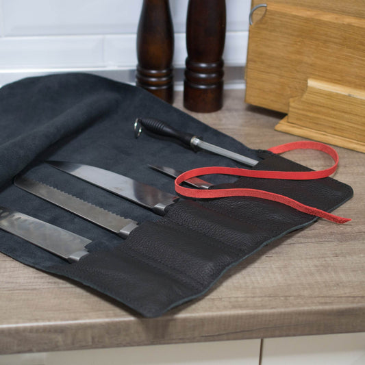 Soft Leather Knife Roll for Chefs - Chefrollbag