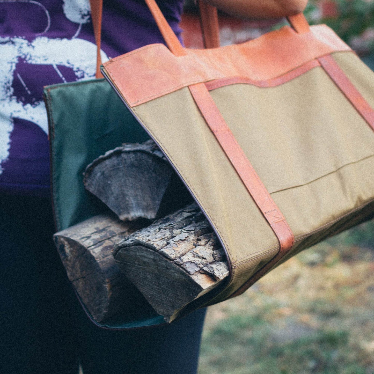 Log Bag Work Style Firewood Carrier - Chefrollbag