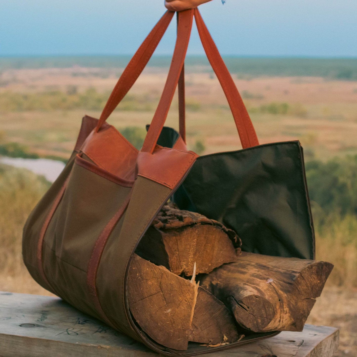 Log Bag Work Style Firewood Carrier - Chefrollbag