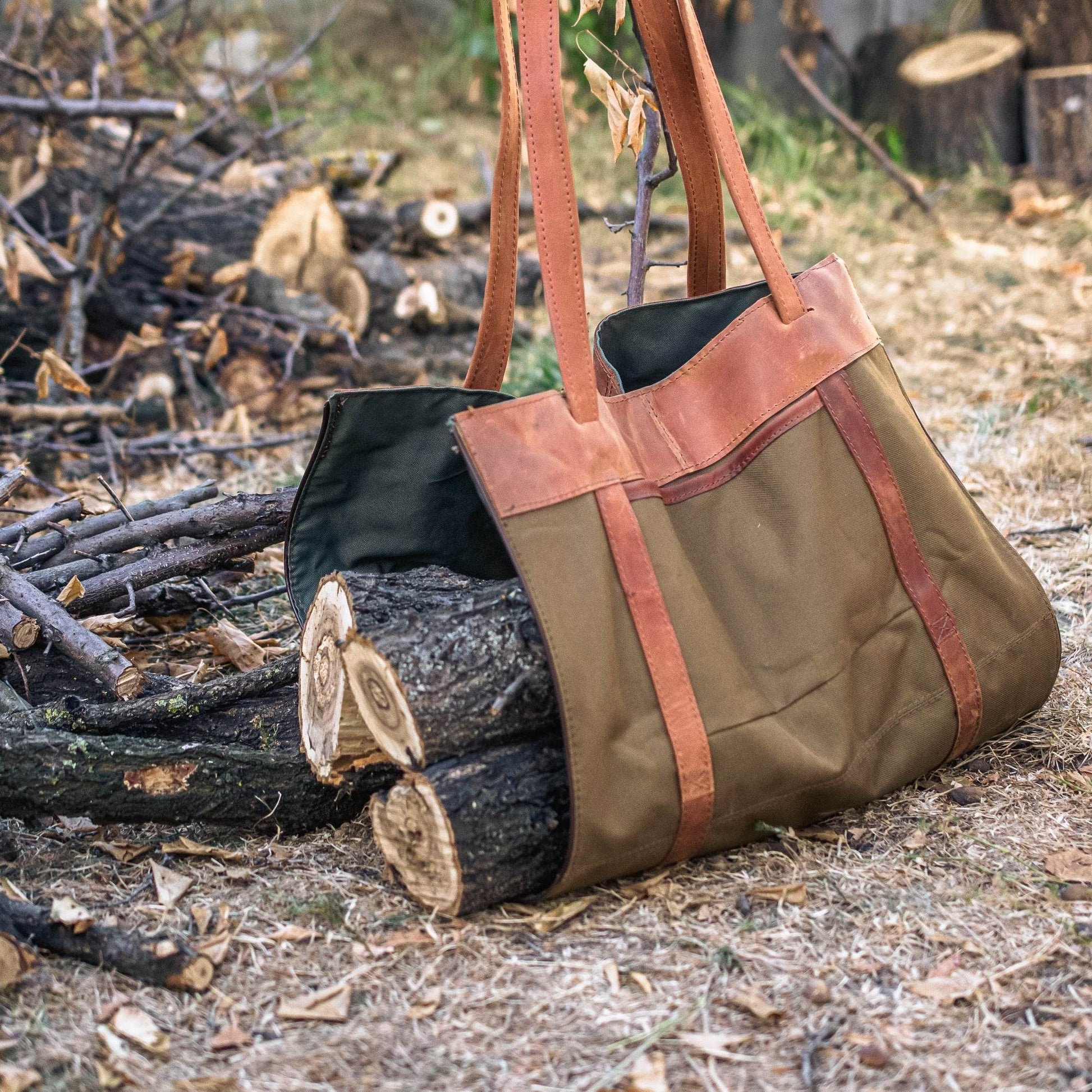 Log Bag Work Style Firewood Carrier - Chefrollbag