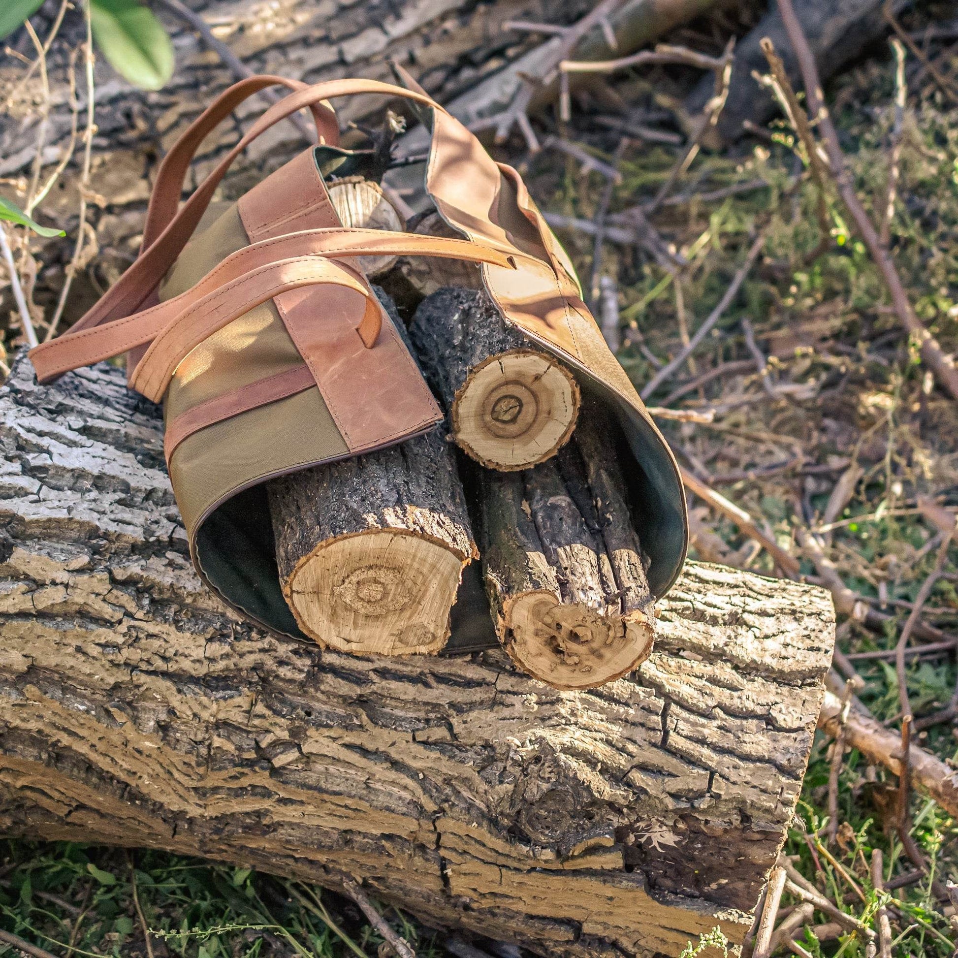 Log Bag Work Style Firewood Carrier - Chefrollbag