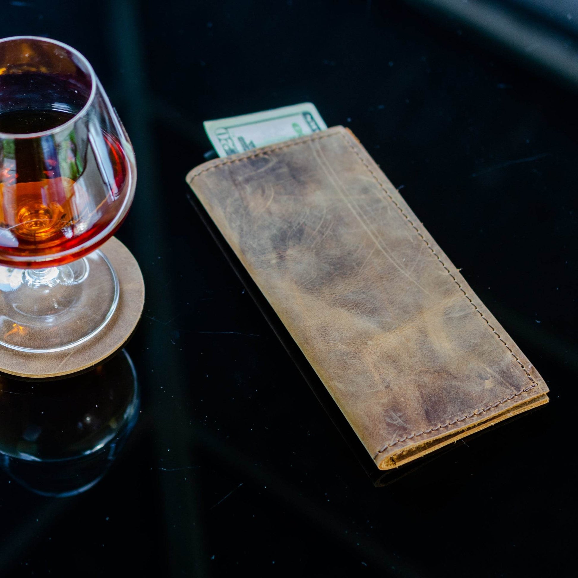Restaurant bill holder/ Check Presenter /Check Holder /Bill Holder/ Leather Check Presenter /Guest Check - Chefrollbag
