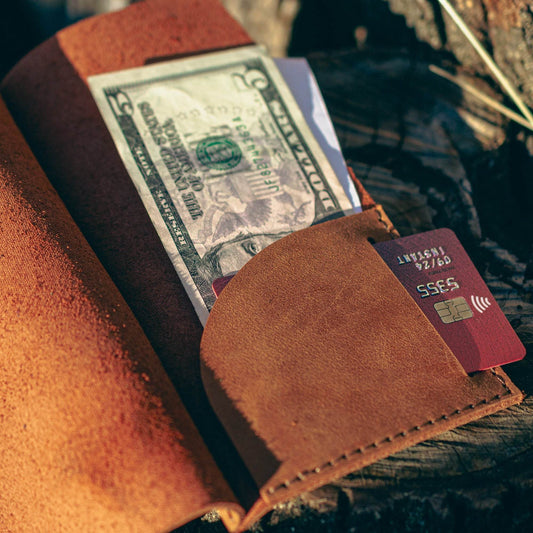 Leather Check Holder – Simple & Functional - Chefrollbag