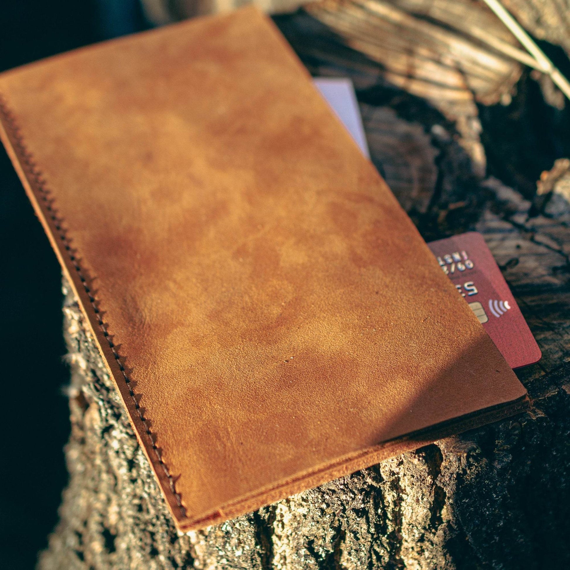 Leather Check Holder – Simple & Functional - Chefrollbag