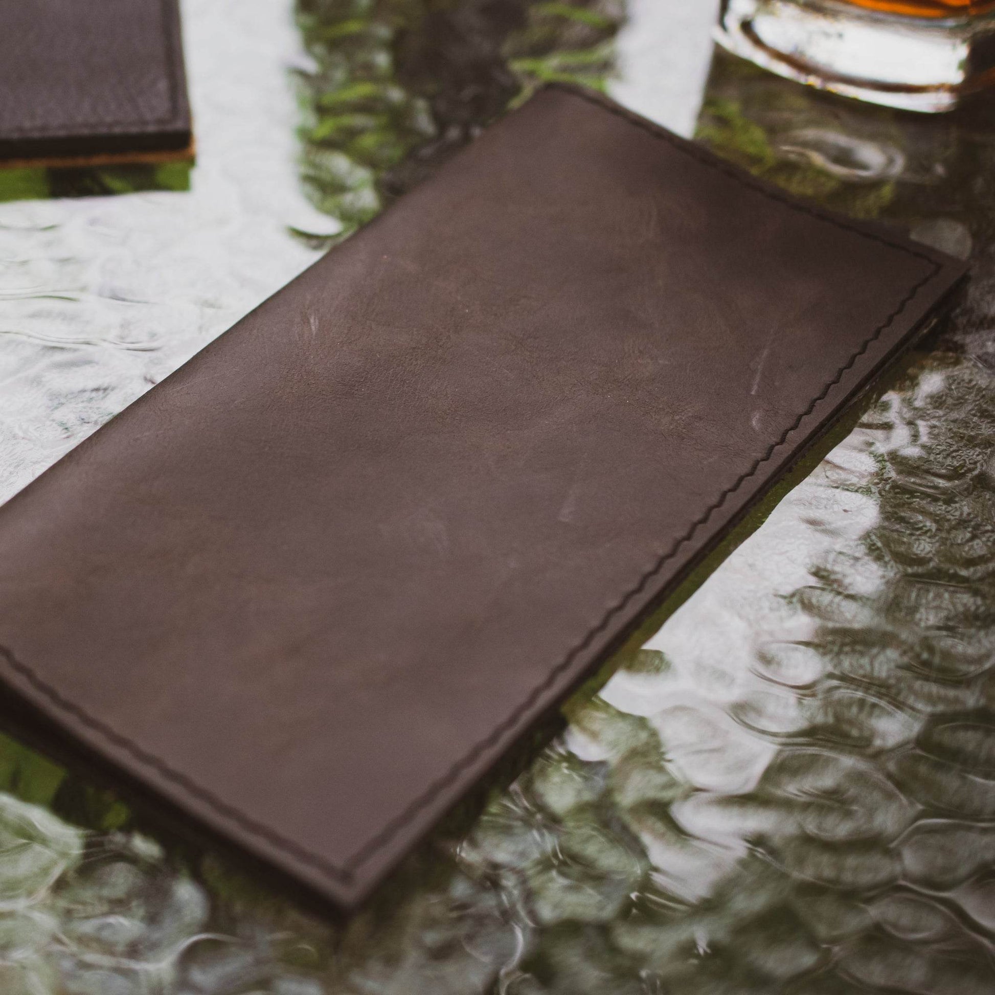 Restaurant bill holder/ Check Presenter /Check Holder /Bill Holder/ Leather Check Presenter /Guest Check - Chefrollbag